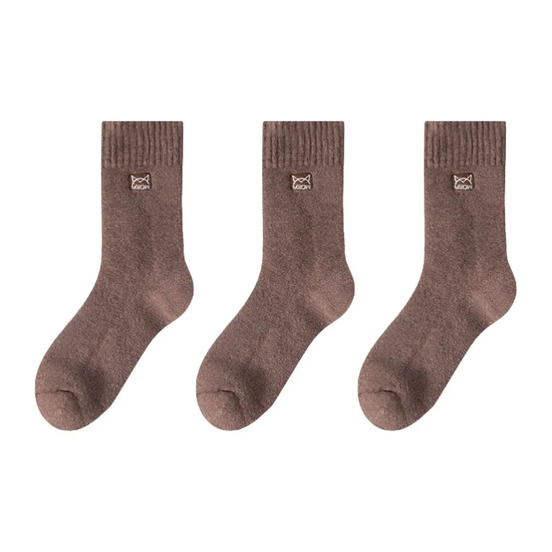 MIIOW Crew Socks For Fall And Winter Men's 3 Pack-20