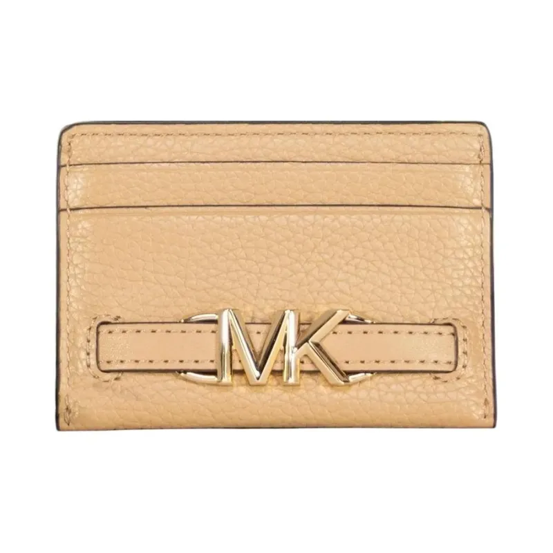 MICHAEL KORS Cow Leather Card Holder Regular Women's Camel-1