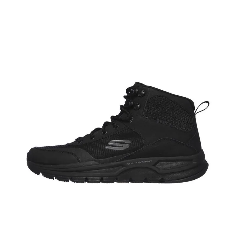 Skechers Escape Plan Anti-Slip Wear-Resistant High-Top Trail Running Running Shoes Men's Black-0