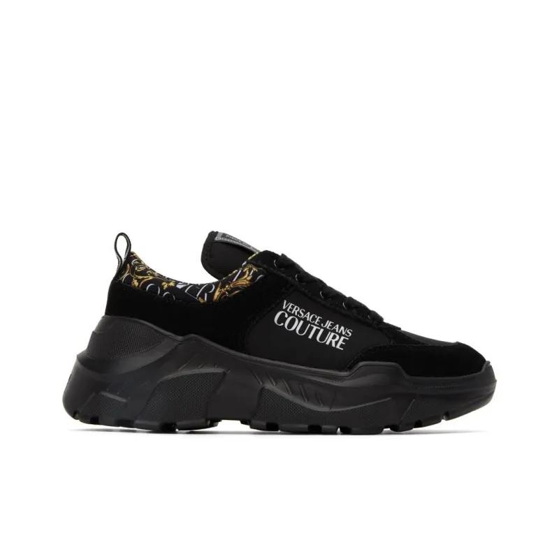 VERSACE JEANS Couture Versace Low Top Sports Casual Shoes Men's Black-1