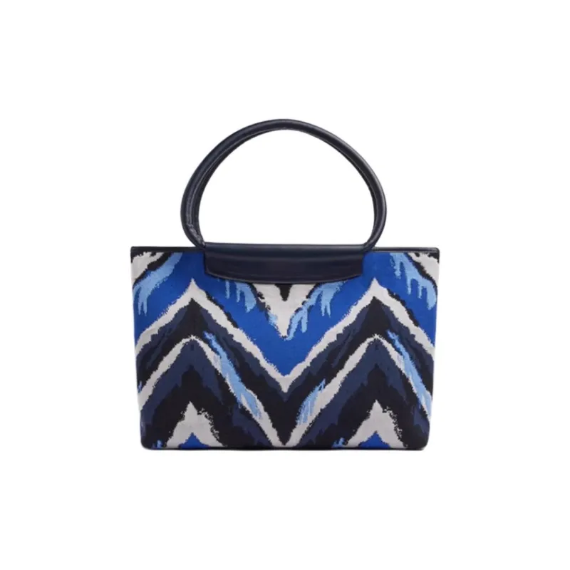MISSONI Fabric One Shoulder Handbags Large Size Women's Red/Blue-5