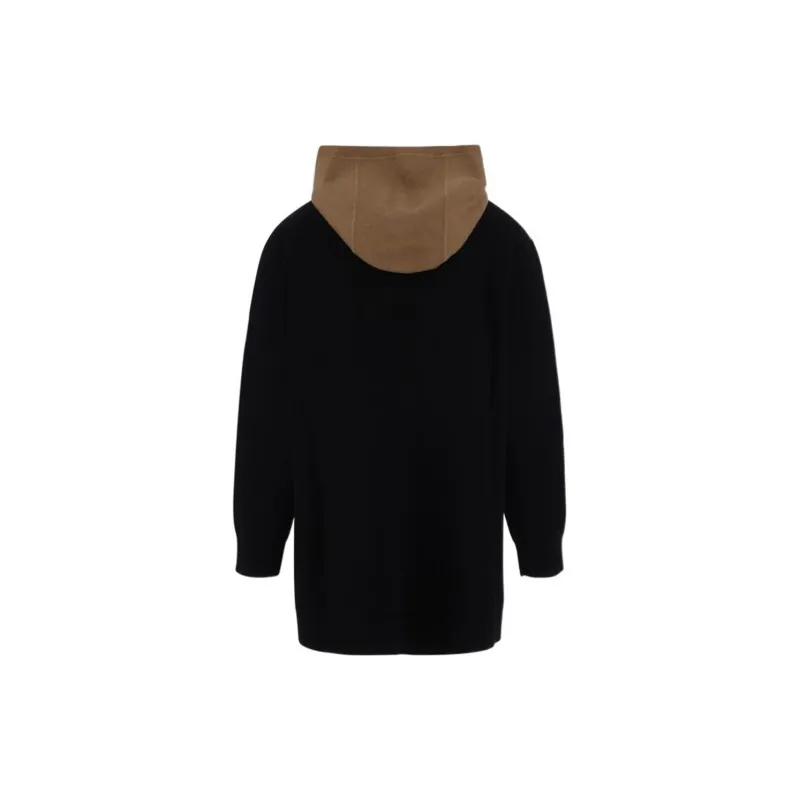 Burberry Women's Cashmere Blend Sweatshirt Black-1