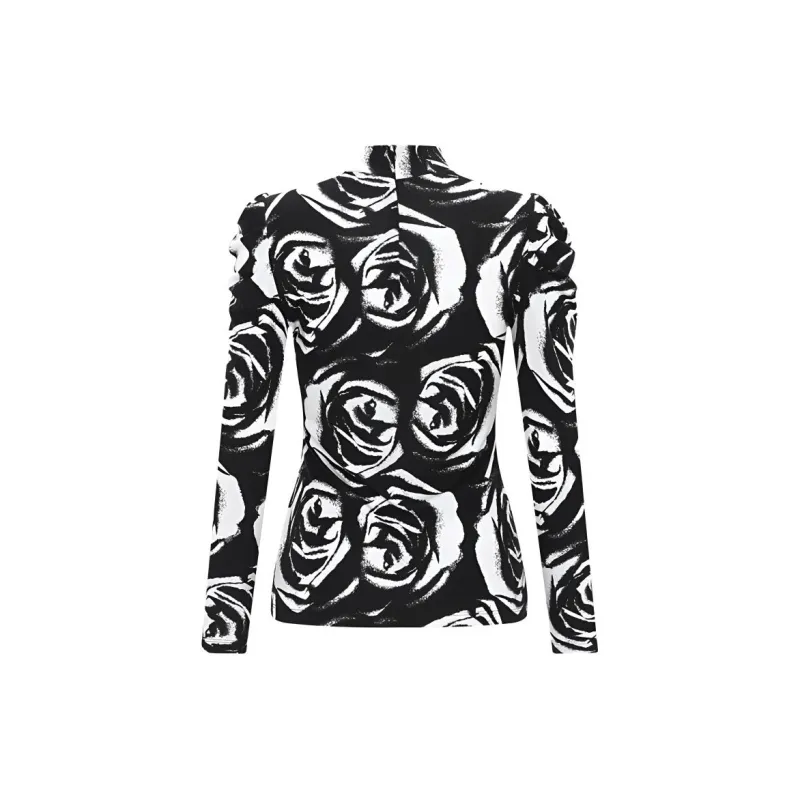 DVF Diane Von Furstenberg T-Shirt Women's Black-1