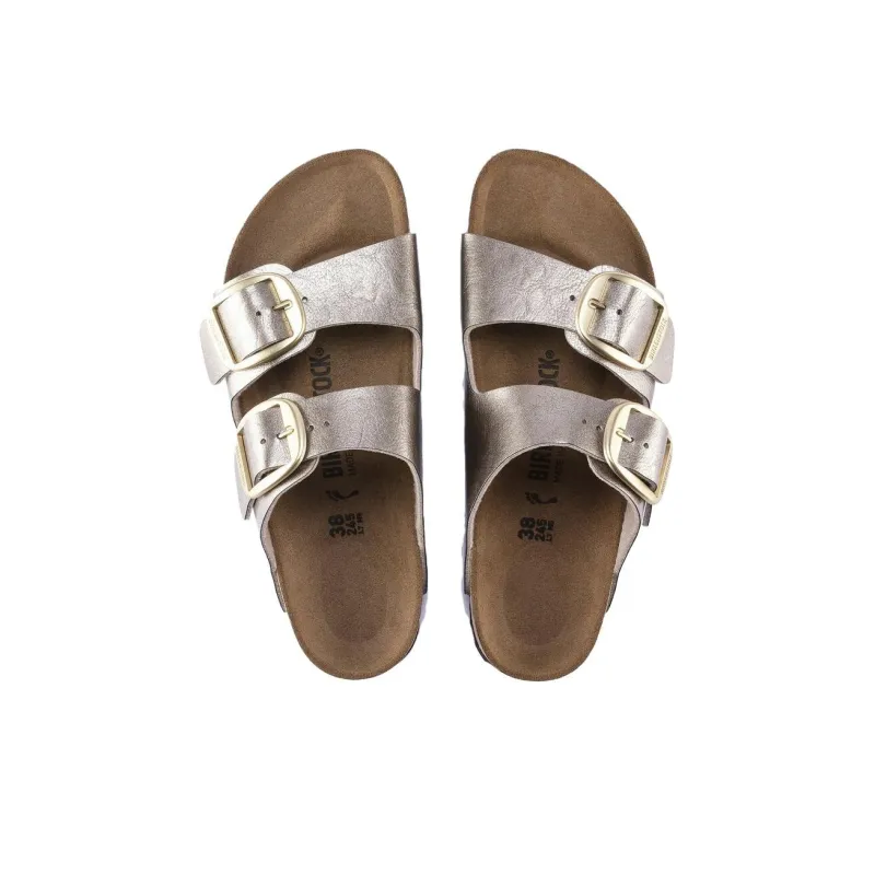 Birkenstock Arizona Big Buckle EVA Abrasion Resistant Slide Slippers Women's Gold-4