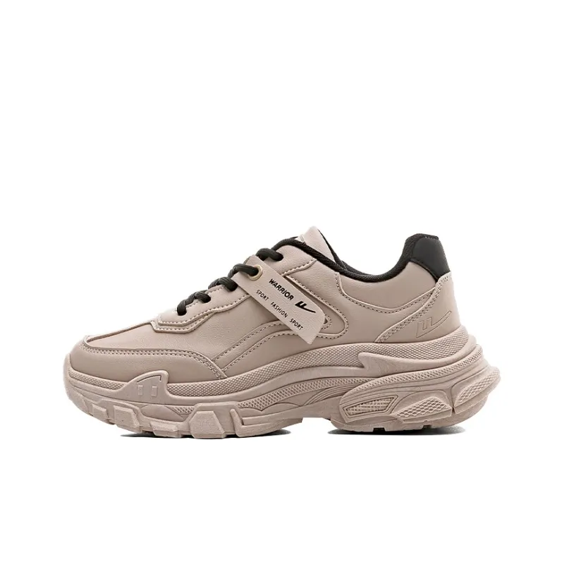 Warrior Slip Resistant, Abrasion Resistant, Lightweight, Height Increasing Coverage Low Top Chunky Sneakers Women's-6