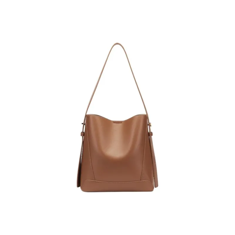 JOSINY PU Tote Bag Shopping Bag Shoulder Bags Large Size Women's Gold Tea Brown/Mousse Black/Beige-3