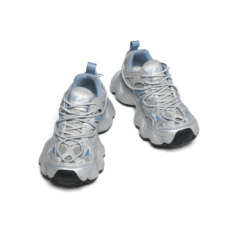 TCELLARS Cushioning Anti-Slip And Wear-Resistant Support Lightweight Height Increasing Low-Top Chunky Sneakers Unisex-11