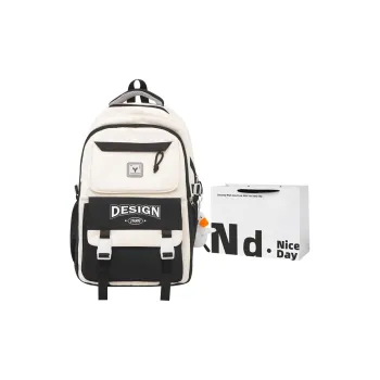 SWIMADE Nylon Backpack Regular Women's Black/Orange/Khaki/Blue/Pink