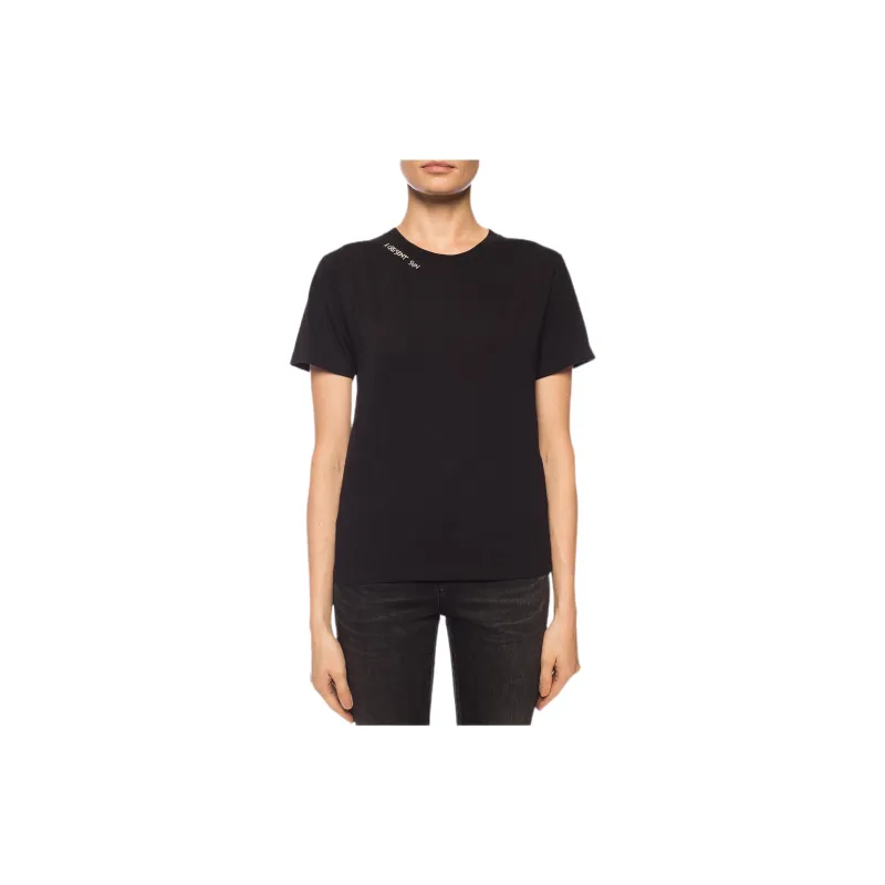 SAINT LAURENT T Shirts Women's Black-2