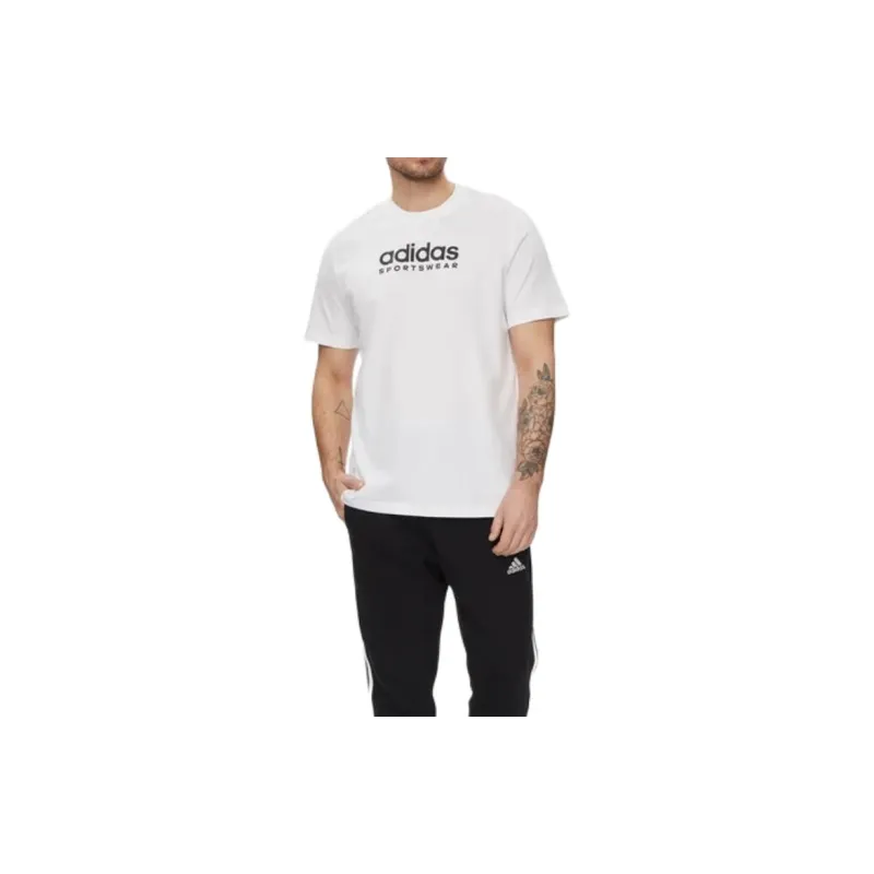 Adidas All Szn Graphic Tee T Shirt Men's White-4
