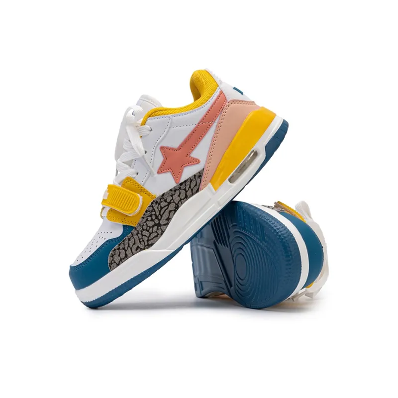 WELKIN&WZWJ Gift Box Set Slip Resistant Low Top Skateboard Shoes Unisex Pink Yellow-4