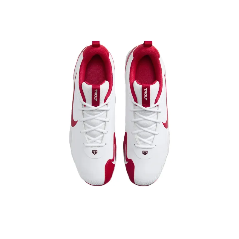Nike Force Trout 9 Keystone White Team Red Pure Platinum University Red-3