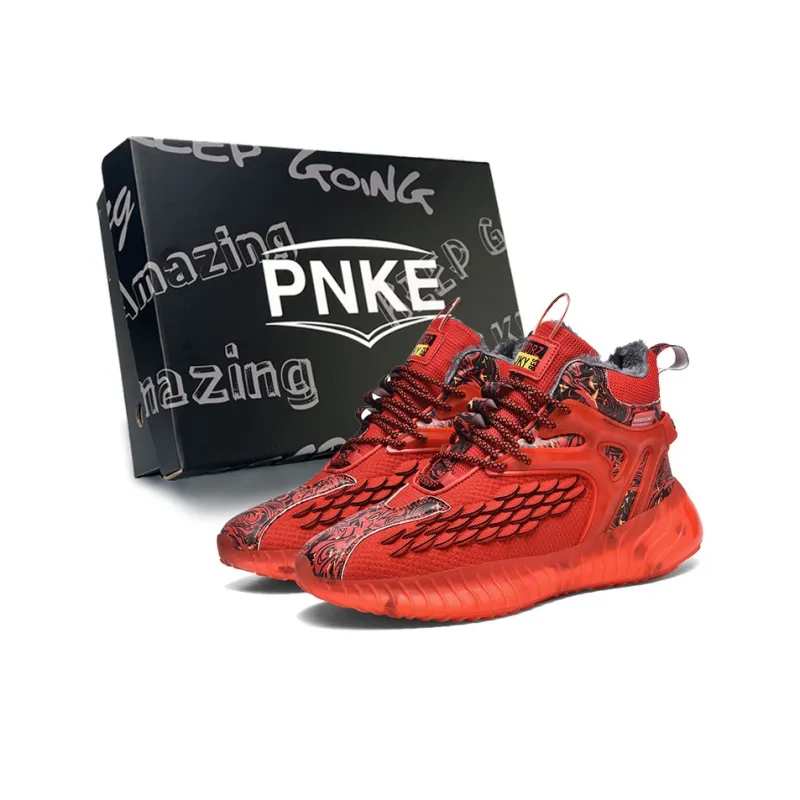 PNKE Anti-Slip And Wear-Resistant Height Increasing Warm Casual Shoes Men's-21
