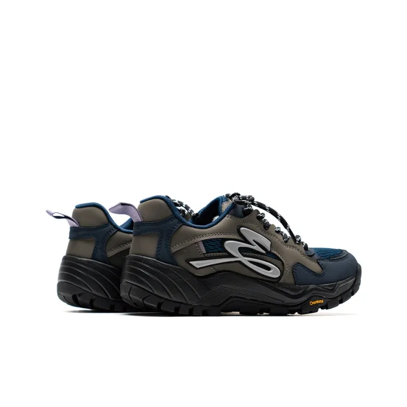 Mule Donkey Durable Breathable Lightweight Low Top Chunky Sneakers Unisex Blue Gray-3