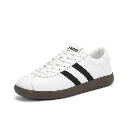 RED DRAGONFLY Small White Shoes Lightweight And Breathable Low Top Casual Shoes Men's White Black