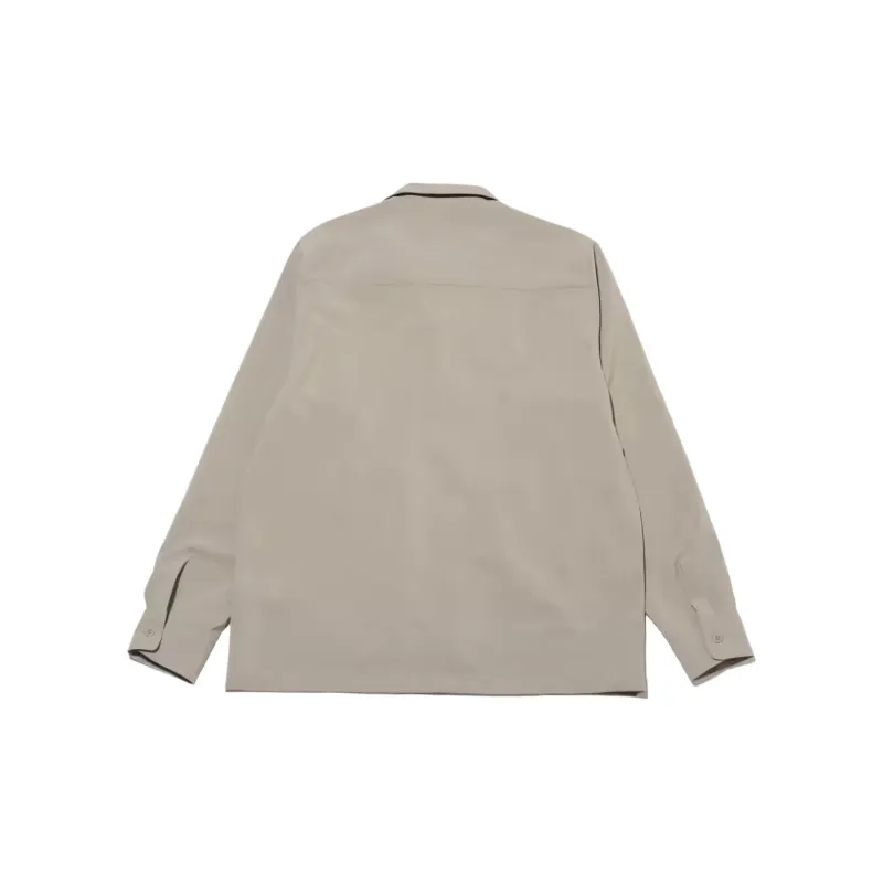 Snow Peak Logo embroidered Cutaway collar Shirt-5