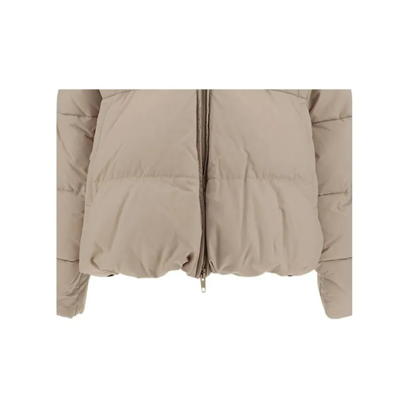 Balenciaga SS23 Puffer Jacket Regular Fit Women's Khaki-3