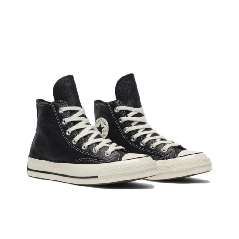 Converse 1970s Anti Slip Wear Resistant High Top Skateboard Shoes Unisex Black-2