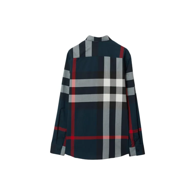 Burberry Check pattern Cotton Shirt-1