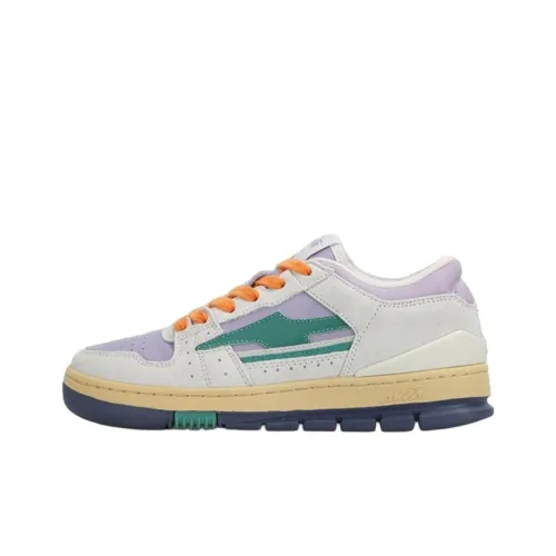 AVIA 825R 시리즈 스케이트보드화 로우탑 화이트 그린 퍼플 여성