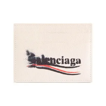 Balenciaga Logo Printed Cash Card Holder
