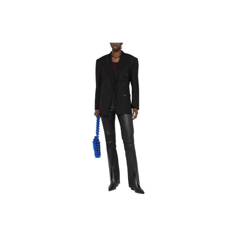 Balenciaga Shrunk Db Wool Blazer-3