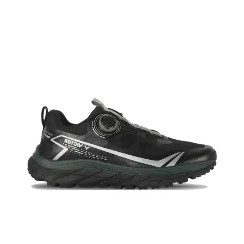 VICTOR Cushioned Slip Resistant Low Top Badminton Shoes Unisex Black-1
