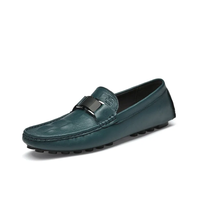 Mulinsen Gommino Loafers Men Black/Blue/White/Gray-8