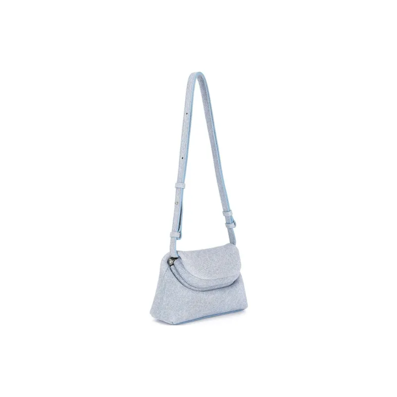 OSOI Cow Leather Crossbody Bag Shoulder Bag Regular Women's Light Blue-1