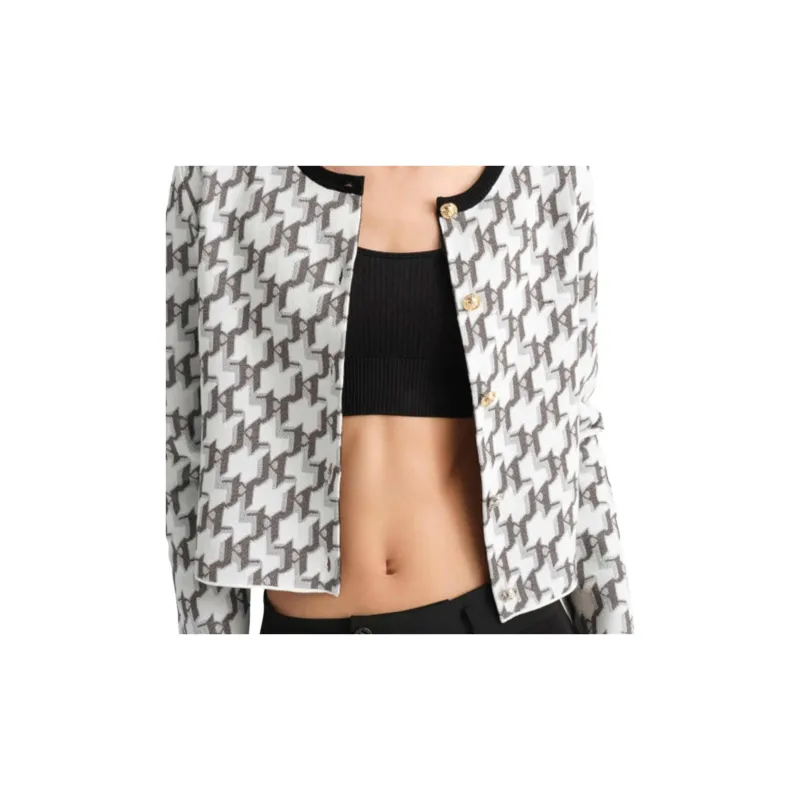 KARL LAGERFELD SS23 Knitwear Women's Black White-4