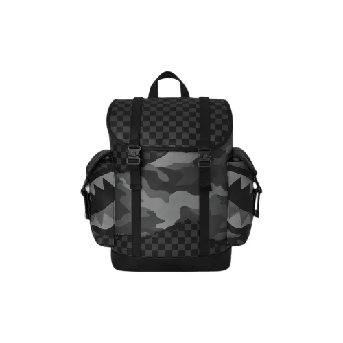 SPRAYGROUND Artificial Leather Backpack Men's Black