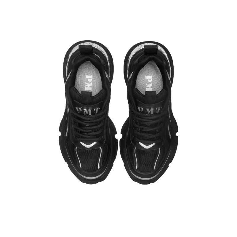 PMT Fashion Casual Cushioning Anti-Slip And Wear-Resistant Height Increasing Low-Top Chunky Sneakers Unisex-8