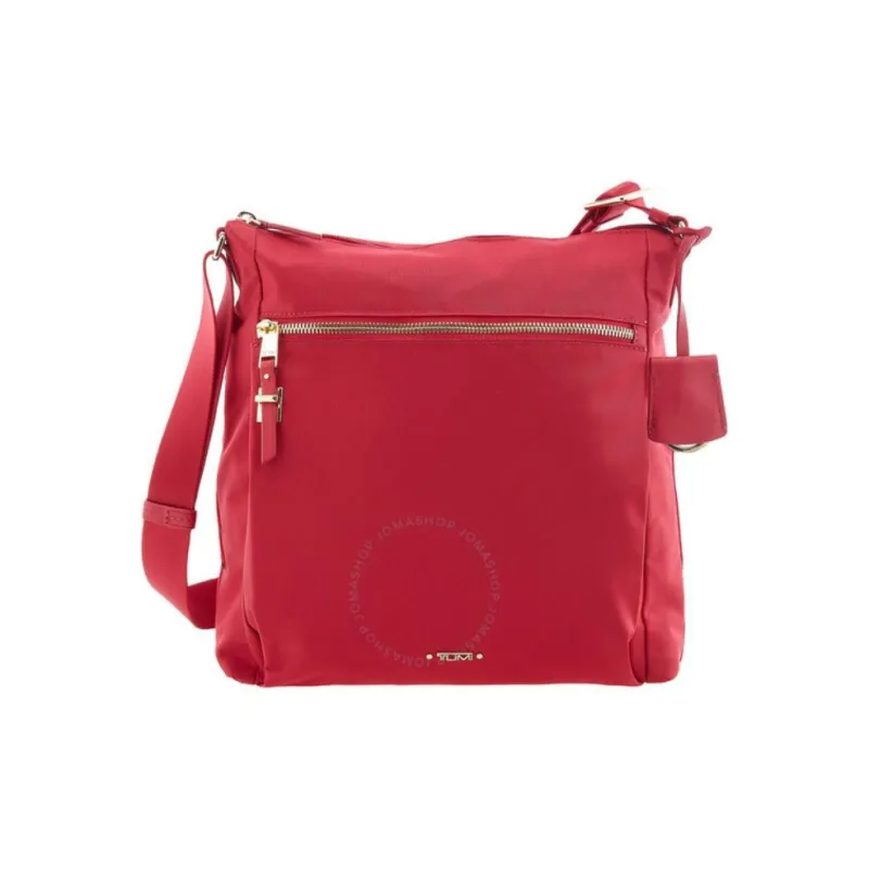 TUMI Voyageur Nylon Briefcases Shoulder Bag Crossbody Bag Medium Size Women's Overripe Plum Color-1