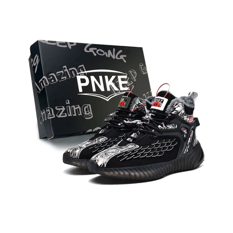 PNKE Anti-Slip And Wear-Resistant Height Increasing Warm Casual Shoes Men's-7