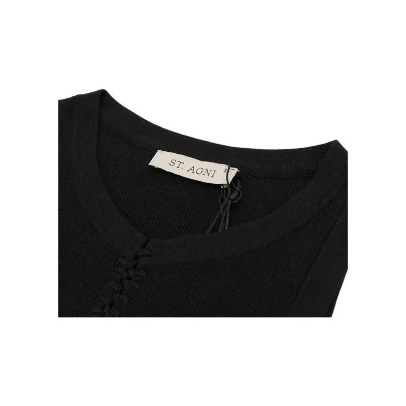 ST. AGNI SS24 Tank Tops Women's Black-2