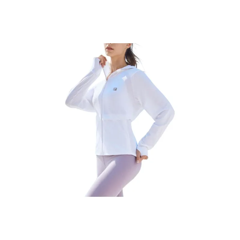 FILA Breathable Sun Protection Clothing Women's Jade White-1