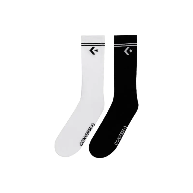 Converse Star Chevron Mid-Calf Socks Unisex 2 Pack-0