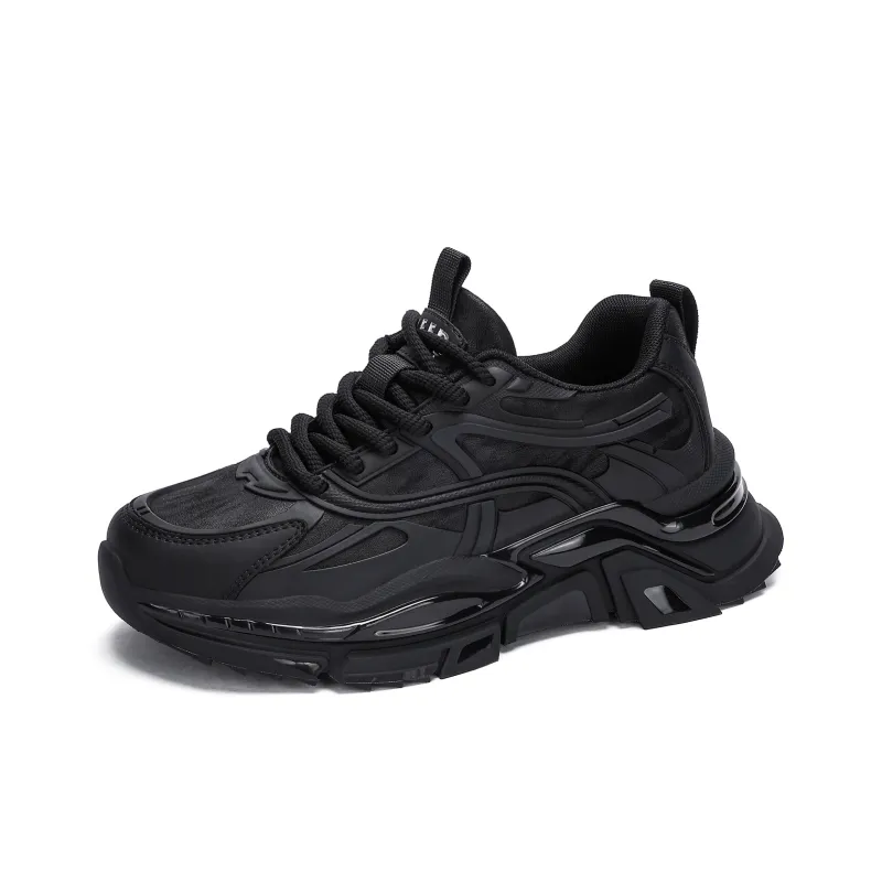 JEEP SPIRIT Cushioning, Slip Resistant, Abrasion Resistant, Waterproof, Height Increasing Low Top Chunky Sneakers Men's-2