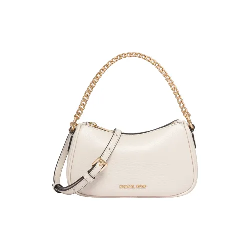 MICHAEL KORS Cow Leather Shoulder Bag, Crossbody Bag, Handbag Small Size Women's Milk White