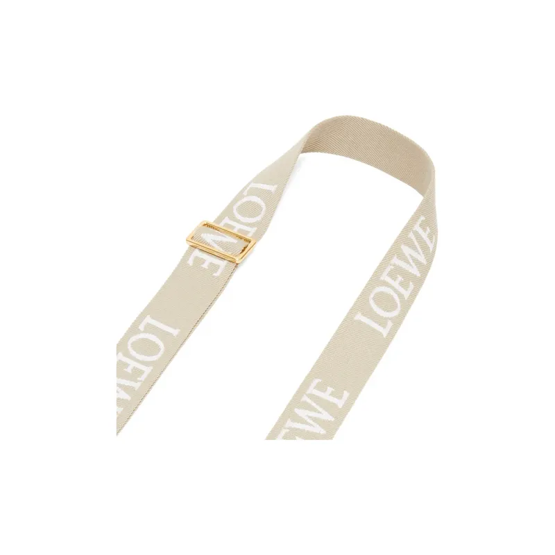 LOEWE Fabric Bag Strap Women's Linen Original & Natural-2