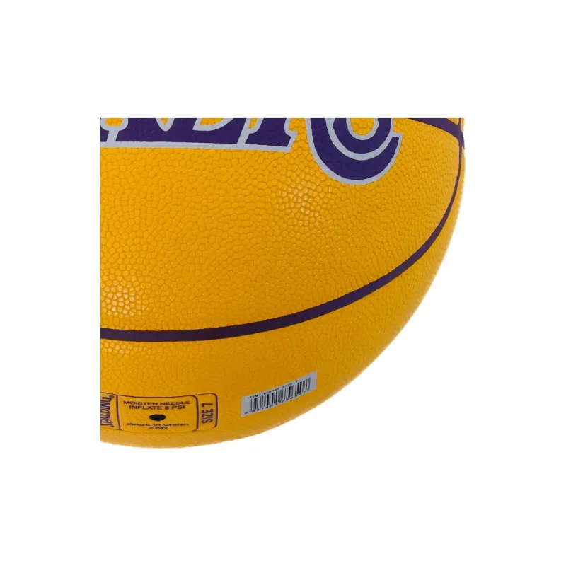 SPALDING PU Basketball Yellow Size 7 Training Competition Unisex-4