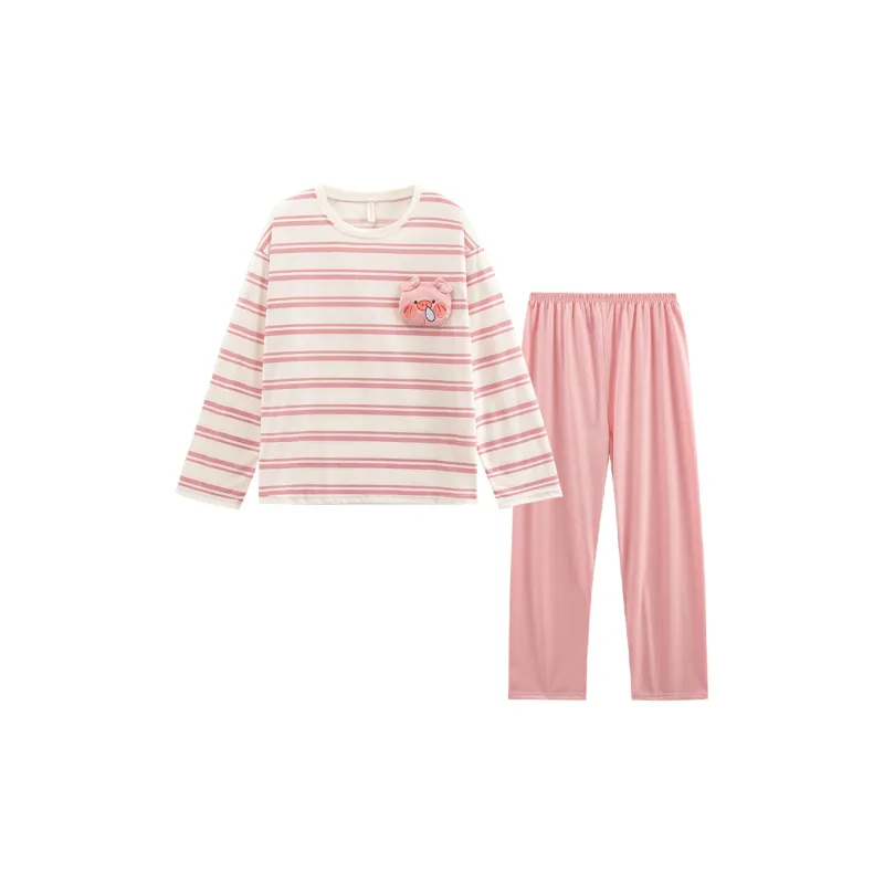 Sleeping Beauty Pajama Set Women's Pink-0