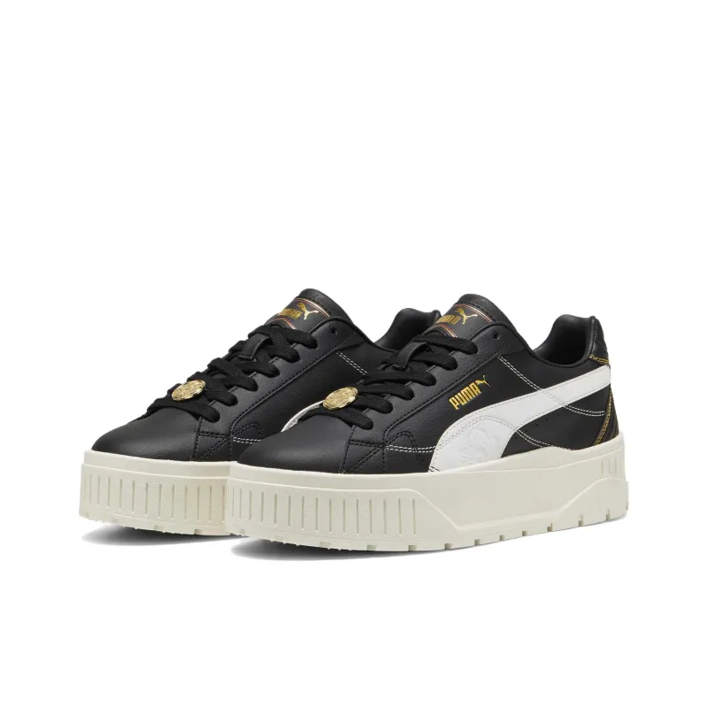 PUMA Karmen II Low Top Tennis Shoes Women's Black White-2