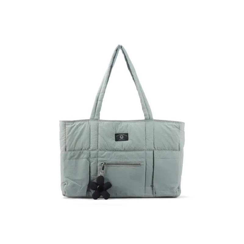 Gudair Nylon Fabric Shoulder Bag Tote Shoulder Bag Large Size Women's White/Black/Green/Dusty Blue-9
