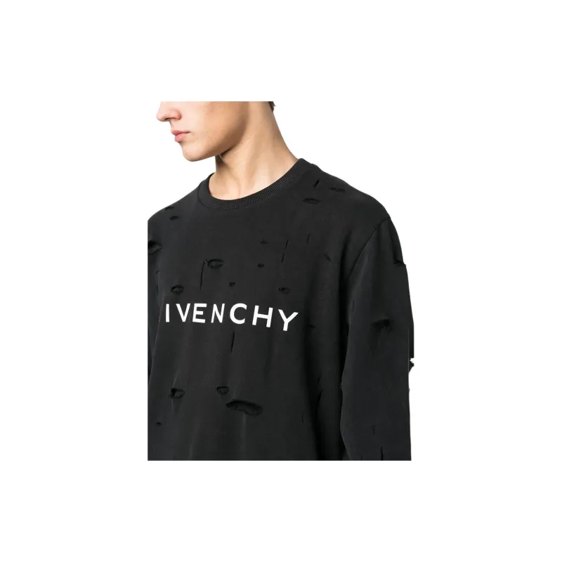 Givenchy Archetype With Destroyed Effect Sweatshirt-4