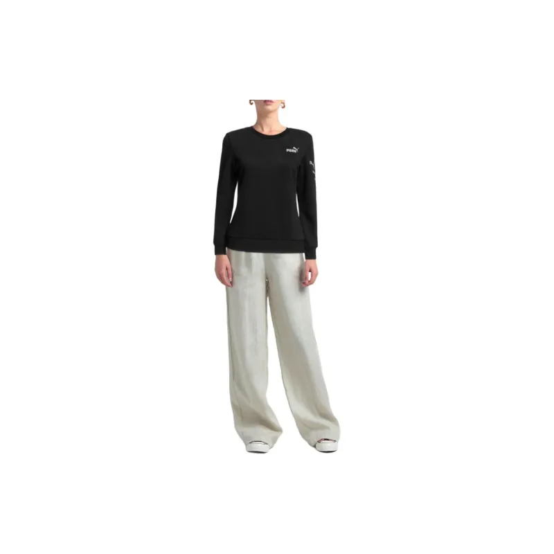 PUMA Sweatshirts Women's Black 01-3