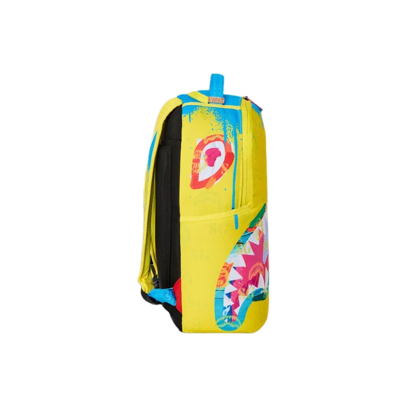 SPRAYGROUND Polyester Backpack Unisex Yellow-3