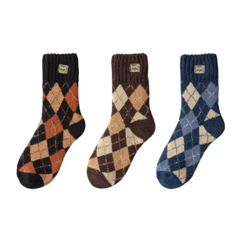 MIIOW Mid Calf Socks Men's Combo Set