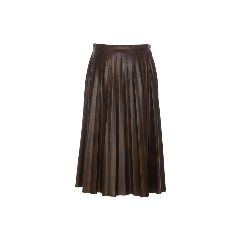 PINKO Kudrika High Waisted Pleated Skirt-1