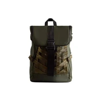 HUNTER Polyester Backpack Unisex Dark Fruit Green